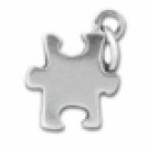 Autism Sterling Silver Puzzle Charm
