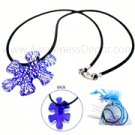 Autism Hand Blown Glass Necklace