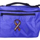 Autism Embroidered Royal Blue Lunch Bag