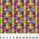 Autism Jigsaw Puzzle Cotton Fabric