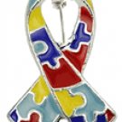 Autism Enamel Brooch