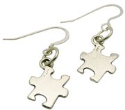 Autism Sterling Silver Earrings