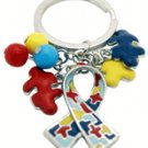 Autism Enamel Key Tag