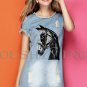 Beaded diamond rivet head pattern of cowboy dress slim