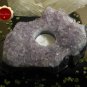 Large Raw Amethyst Altar Candle Holder