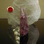 Pink Agate Slice Dyed Fuchsia Decorative Display Piece