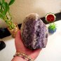 Large Purple Fluorite Polished Protects Against Psychic Attack Negative Energy