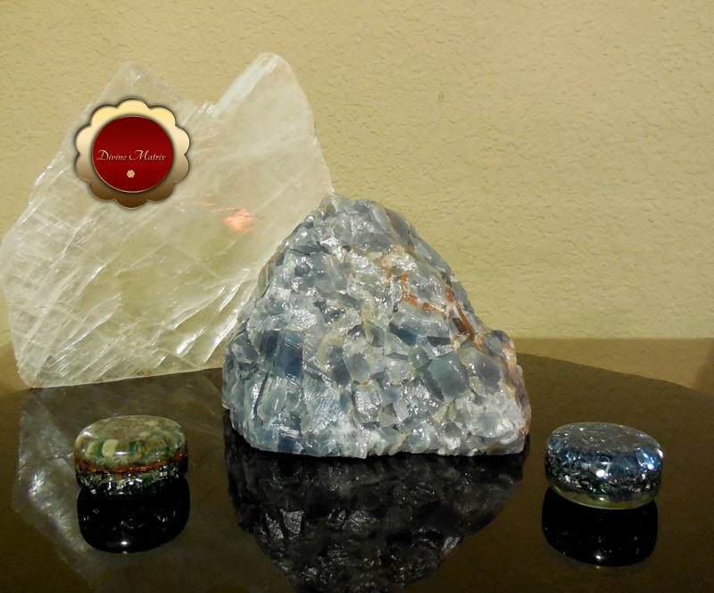 Large Blue Calcite Chunk Throat Chakra, Calming and Relaxing for Empaths