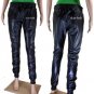 GENUINE INDIAN SHEEP LEATHER WOMENS SKINNY FIT EMILY SWEAT PANT SEXY LOOK WP05