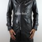 GENUINE INDIAN SOFT SHEEP NAPPA LEATHER MENS DESIGNER STYLISH TRENCH COAT M58