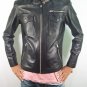 GENUINE INDIAN SOFT SHEEP NAPPA LEATHER MENS STYLISH REBEL BIKER JACKET M10