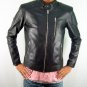 GENUINE INDIAN SOFT SHEEP NAPPA LEATHER MENS STYLISH QUILTED BIKER JACKET M03