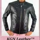 GENUINE INDIAN SOFT SHEEP NAPPA LEATHER MENS STYLISH QUILTED BIKER JACKET M03
