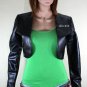 GENUINE SOFT INDIAN SHEEP LEATHER WOMEN SEXY CHICK BOLERO SHRUG CUTE JACKET W113