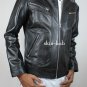 GENUINE INDIAN SHEEP NAPPA LEATHER MENS CLASSIC STYLE COLLEGE DUDE JACKET M84