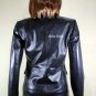 GENUINE SOFT SUPPLE INDIAN SHEEP LEATHER WOMENS CLASSIC TWO BUTTON BLAZER W78