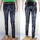 GENUINE INDIAN SHEEP LEATHER WOMENS SKINNY FIT LOW WAIST PANT FETISH SEXY WP04