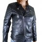 GENUINE SOFT INDIAN SHEEP NAPPA LEATHER WOMENS QUILTED JOLIE BIKER JACKET W20