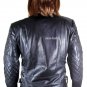 GENUINE SOFT INDIAN SHEEP NAPPA LEATHER WOMENS QUILTED JOLIE BIKER JACKET W20