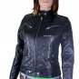 GENUINE SOFT INDIAN SHEEP NAPPA LEATHER WOMENS QUILTED NATASHA CLUB JACKET W90