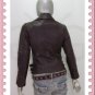GENUINE SOFT INDIAN SHEEP NAPPA LEATHER WOMENS DDU SLIM QUILTED BIKER JACKET W10