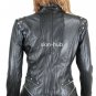 GENUINE SOFT INDIAN SHEEP LEATHER WOMENS STUDDED SHOWSTOPPER PEPLUM JACKET W19