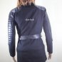 GENUINE SOFT SHEEP NAPPA LEATHER SLEEVES WOOL VARSITY BODY FASHION COAT W88