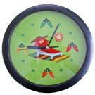 Hot Chilli Plastic Framed Wall Clock