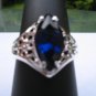 QVC Royal Blue Sapphire Ring