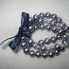 Beaded Pearl Bracelet Trio