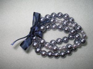 Beaded Pearl Bracelet Trio