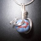Sterling Silver Wire Sculpted Pendant
