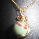Gold Wire Sculpted Pendant