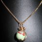Gold Wire Sculpted Pendant