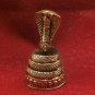KING COBRA SNAKE THAI MINI BRASS AMULET STRONG LIFE PROTECTION THAILAND TALISMAN