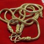 29 INCHES GOLD PLATED MICRON NECKLACE FOR 3 BUDDHA AMULET PENDANT COOL NICE GIFT