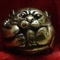 MAGIC TIGER TINY BALL THAI MINI BRASS AMULET MONEY LUCKY RICH THAILAND NICE GIFT