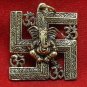LORD GANESH DEITY GOD OHM OM AOM TRIMURTI GREAT SIGN HINDU BRASS AMULET PENDANT