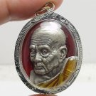 LP TUAD THUAD COIN THAI SACRED LEGEND MONK REAL BUDDHA AMULET LUCKY PENDANT RARE
