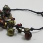 HANDMADE ANKLET BRASS BELL COLORFUL WOOD BEAD THAI GIFT THAILAND LUCKY SOUVENIR