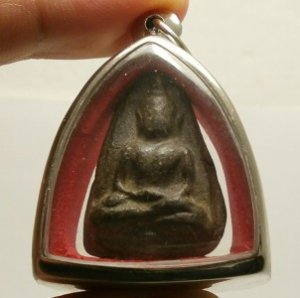 LP BOON BUDDHA WIN ALL OBSTACLE THAI MAGIC WARRIOR REAL AMULET PENDANT NICE GIFT