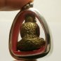 PIDTA CLOSE EYES BUDDHA LP CRON THAI FAMOUS MONK AMULET HOT PENDANT LUCKY GAMBLE