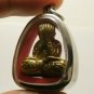 PIDTA CLOSE EYES BUDDHA LP CRON THAI FAMOUS MONK AMULET HOT PENDANT LUCKY GAMBLE