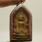 LORD BUDDHA SHINARAJ DHARMA THAI ANTIQUE AMULET LOVE SUCCESS WEALTH RICH PENDANT