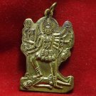 KALI UMA DEVI PARVATI HINDU GODDESS AMULET OM AOM BRASS PENDANT NICE LUCKY GIFT