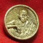 LP KOON BRASS COIN THAILAND FAMOUS MONK RICH MONEY MULTIPLY THAI BUDDHA AMULET