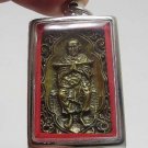 VERY RARE 1978 PHRA SOMDEJ TOH CHANT IMAGE THAI BRASS AMULET SUCCESS WIN PENDANT