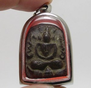 VERY RARE LP BOON REAL THAI POWERFUL WEALTH ATTRACTION AMULET BUDDHA TOP PENDANT