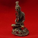 PORGAE WISDOM HERMIT ART GURU SIT ON MAGIC BAT THAI MINI AMULET SUCCESS TALISMAN