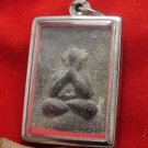 CLOSE EYES PIDTA LP BOON BUDDHA THAI LIFE PROTECTION AMULET LUCKY GAMBLE PENDANT